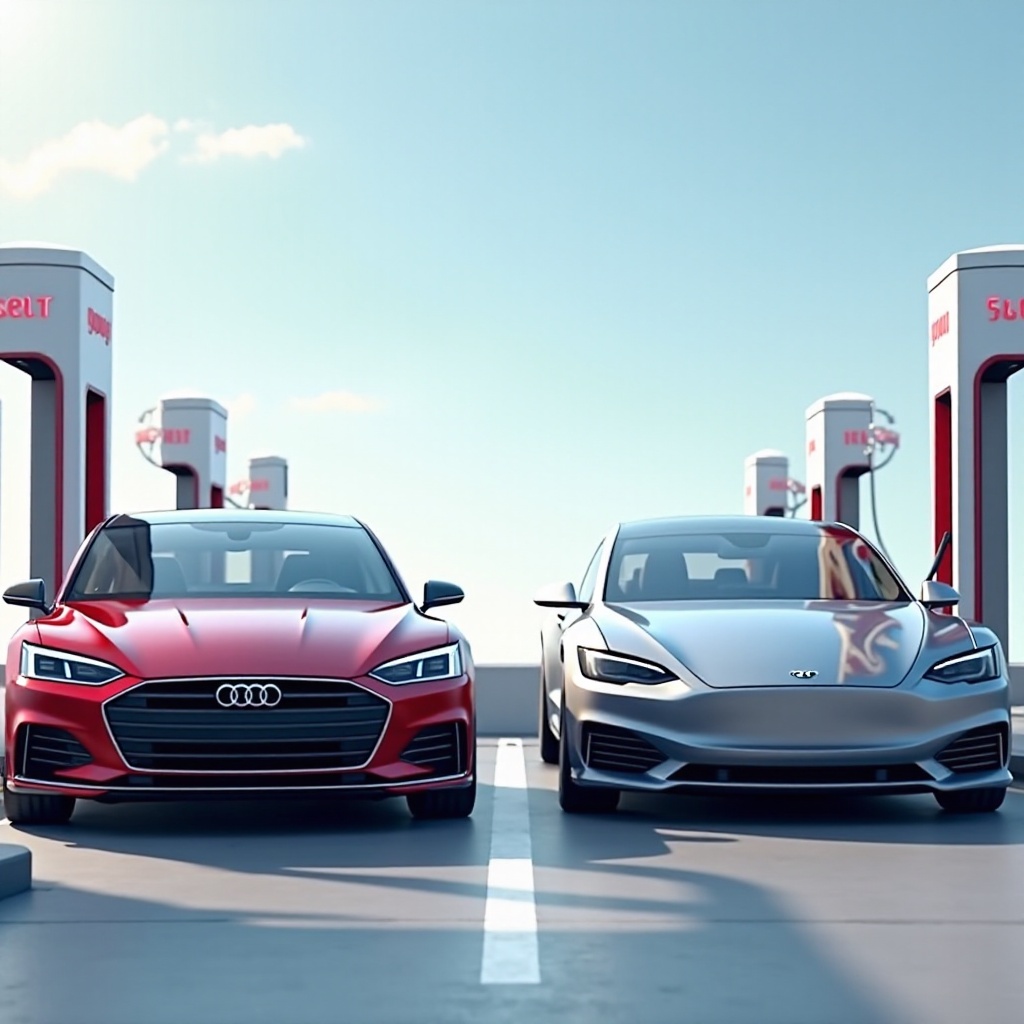 奧迪能使用特斯拉超級充電站嗎